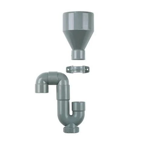 Dyka PVC CV condensafvoerset 40 mm grijs 20036547