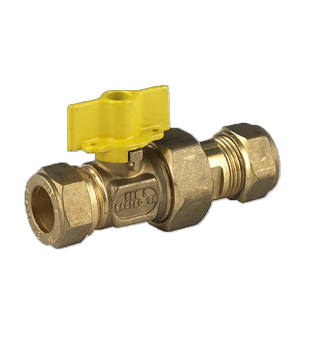Kogelkraan 15mm knel recht 50805