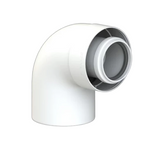 CoxDENS® Concentrische Rookgasbocht 87° 60/100 Connext X3