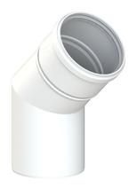 CoxDENS® Rookgasbocht 45°  PP 100 mm