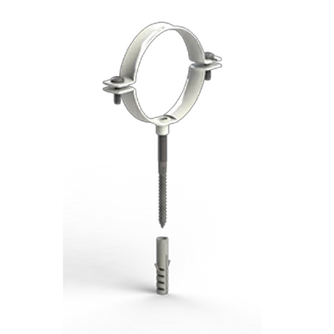 Cox Geelen Aluminium bevestigingsbeugel 100mm wit CABMAA600