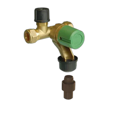 Pentec Inlaatcombinatie UBIC 15mm 2x knel 8bar | CVketel.nl